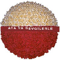 kokulu iekler Antkabir iin iek elenk modeli