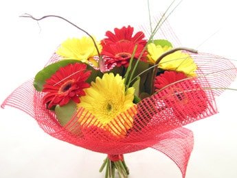 kark gerbera mevsim iek buketi ieki dkkanmzdan